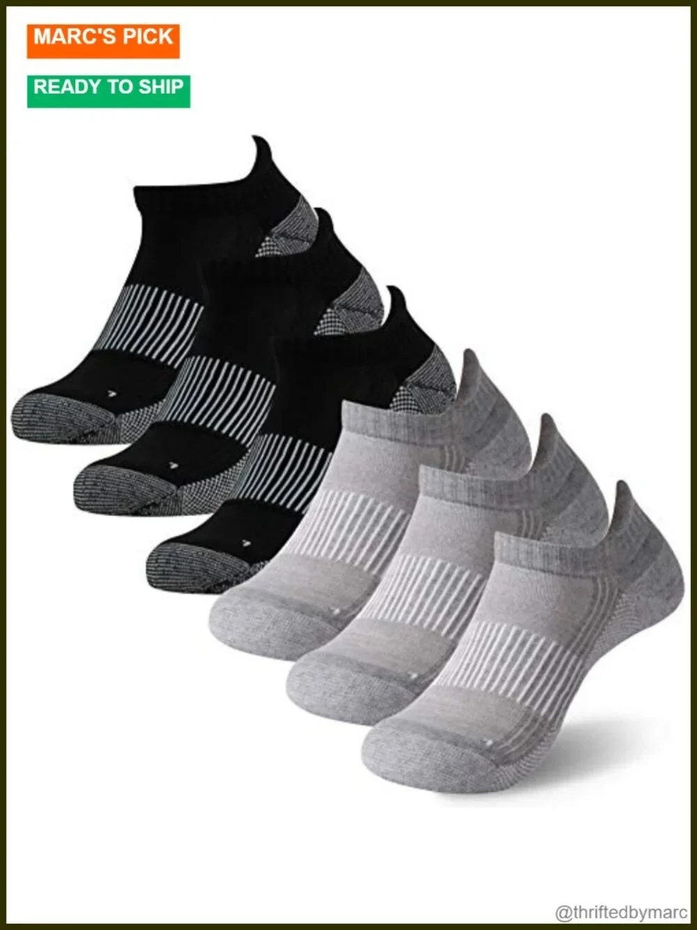 Copper Compression Socks Cushioned Sole Arch Support Athletic Crew